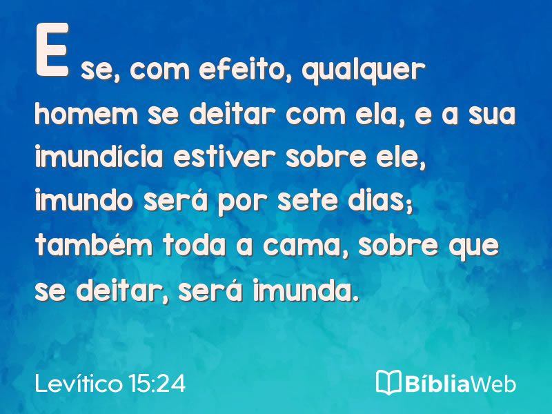 Levítico 15:24 em imagem para compartilhar