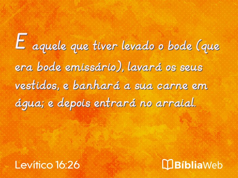 Levítico 16:26 em imagem para compartilhar