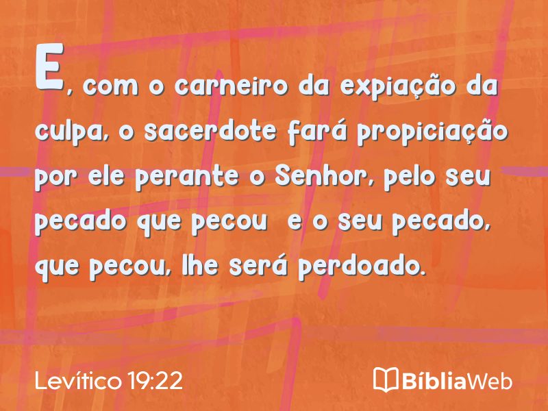 Levítico 19:22 em imagem para compartilhar