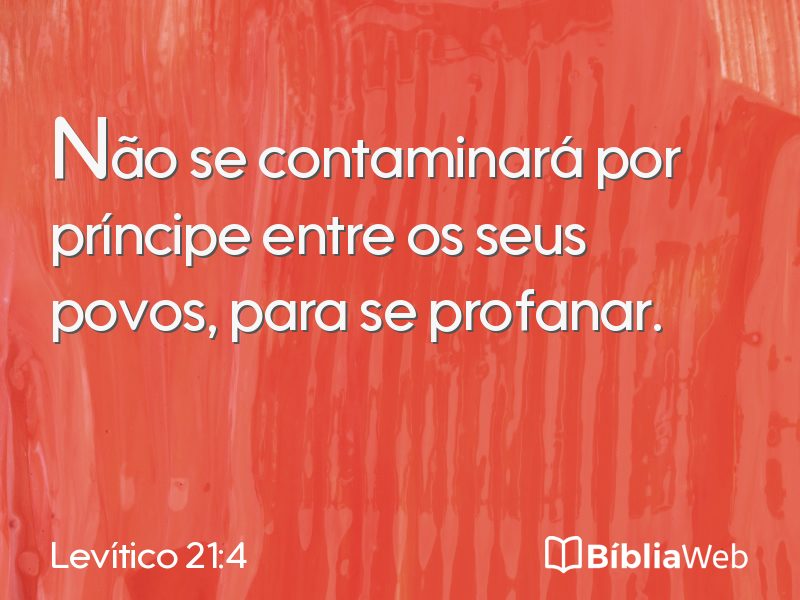 Levítico 21:4 em imagem para compartilhar