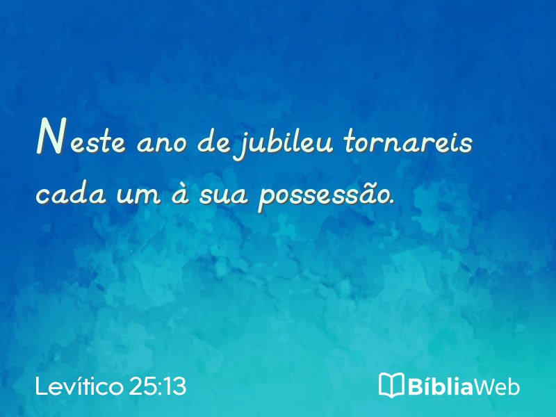 Levítico 25:13 em imagem para compartilhar