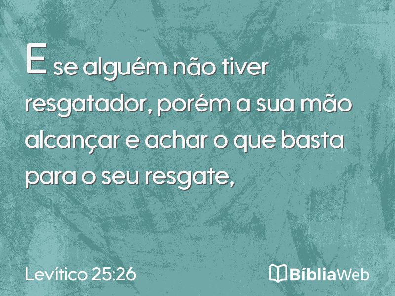 Levítico 25:26 em imagem para compartilhar