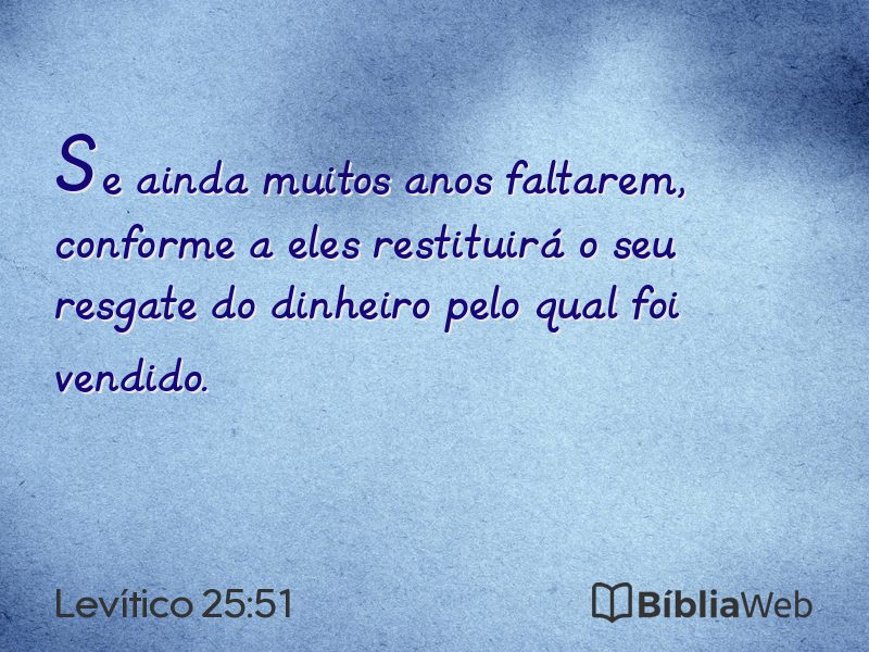 Levítico 25:51 em imagem para compartilhar