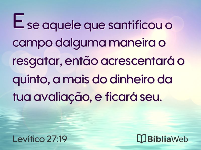 Levítico 27:19 em imagem para compartilhar
