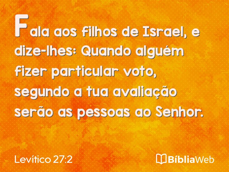 Levítico 27:2 em imagem para compartilhar