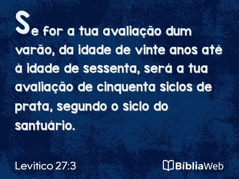 Levítico 27:3 em imagem para compartilhar