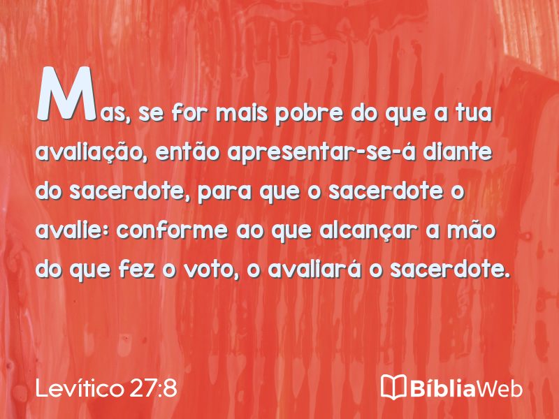 Levítico 27:8 em imagem para compartilhar