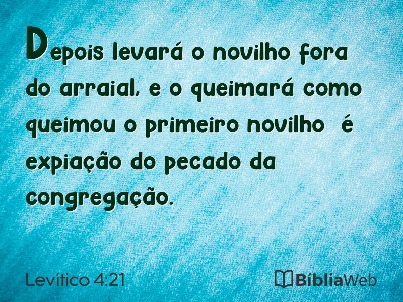 Levítico 4:21 em imagem para compartilhar