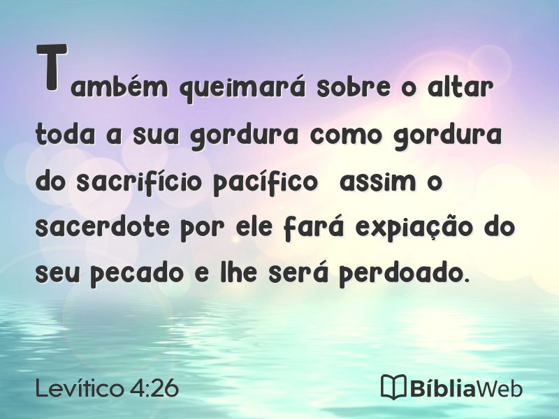 Levítico 4:26 em imagem para compartilhar
