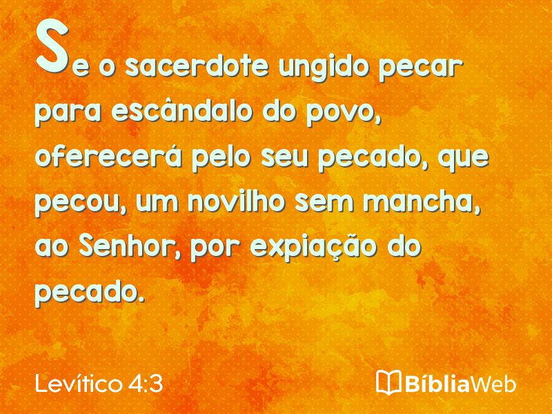 Levítico 4:3 em imagem para compartilhar