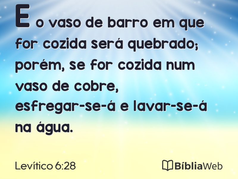 Levítico 6:28 em imagem para compartilhar