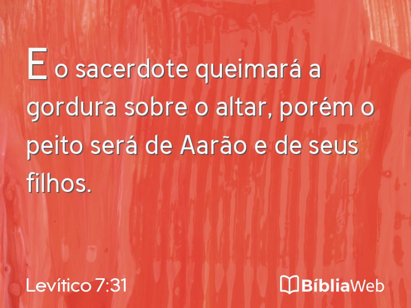 Levítico 7:31 em imagem para compartilhar