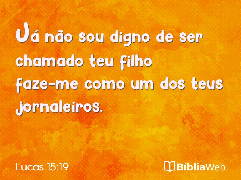 Lucas 15:19 em imagem para compartilhar