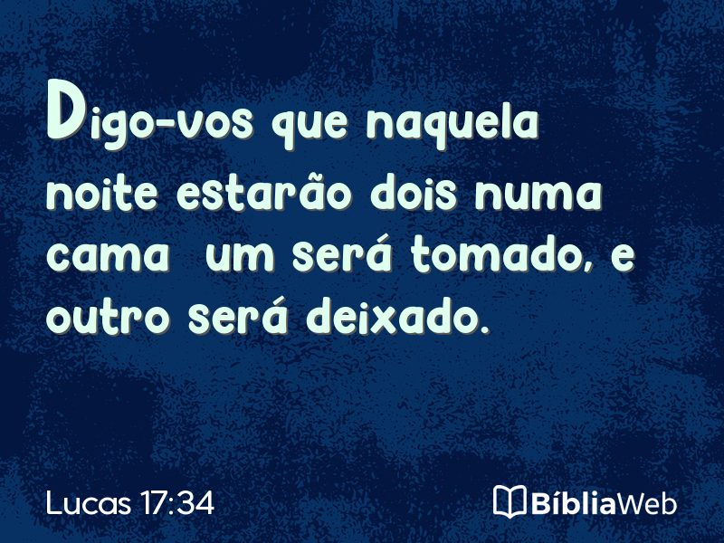 Lucas 17:34 em imagem para compartilhar