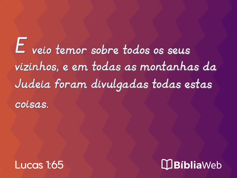 Lucas 1:65 em imagem para compartilhar