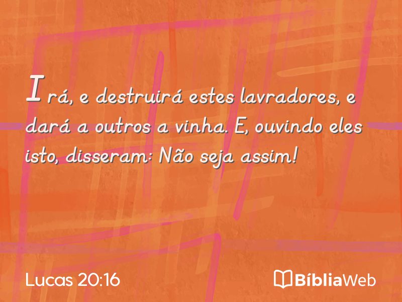 Lucas 20:16 em imagem para compartilhar