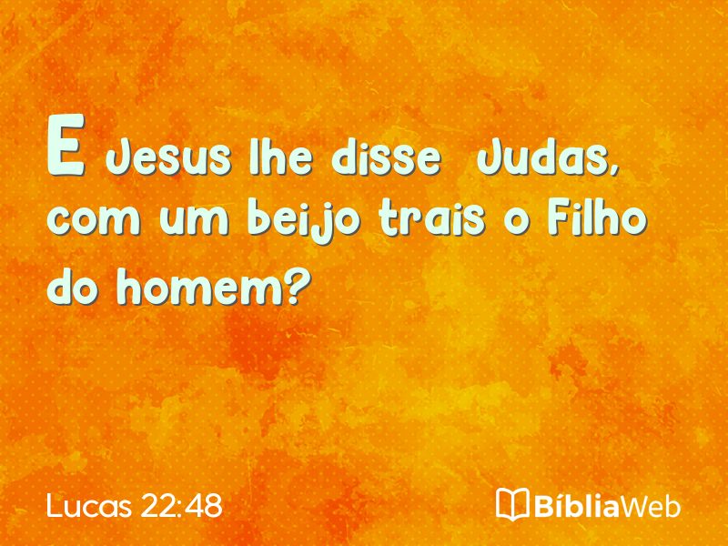Lucas 22:48 em imagem para compartilhar
