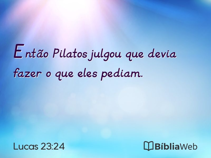 Lucas 23:24 em imagem para compartilhar