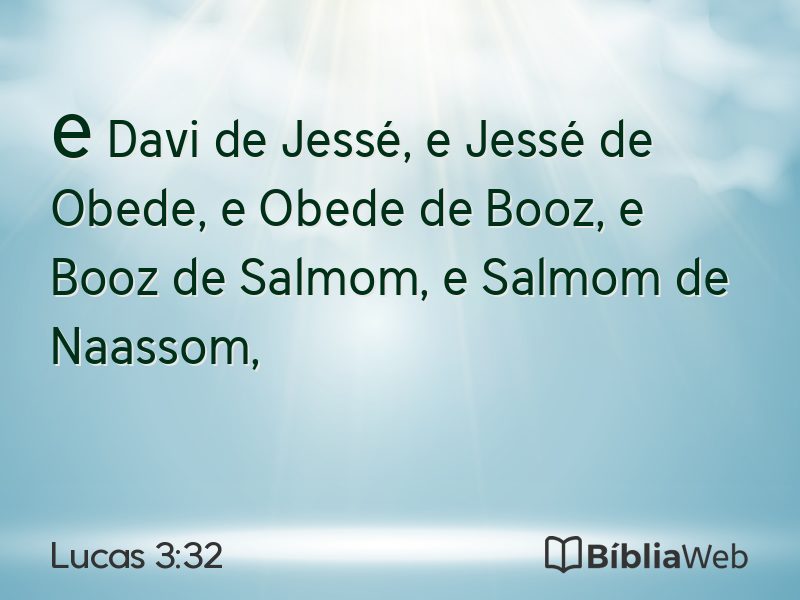 Lucas 3:32 em imagem para compartilhar