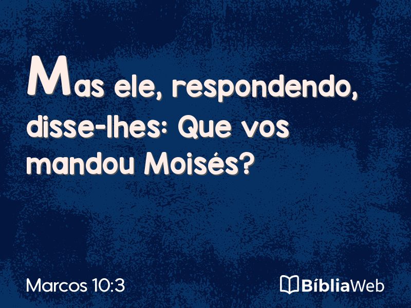 Marcos 10:3 em imagem para compartilhar