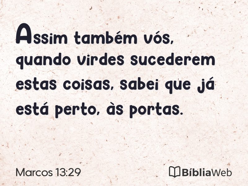 Marcos 13:29 em imagem para compartilhar