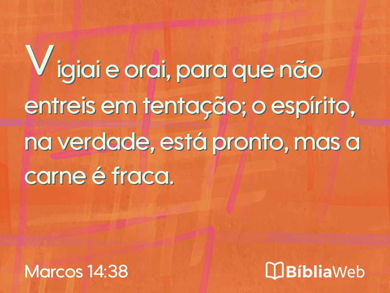 Marcos 14:38 em imagem para compartilhar