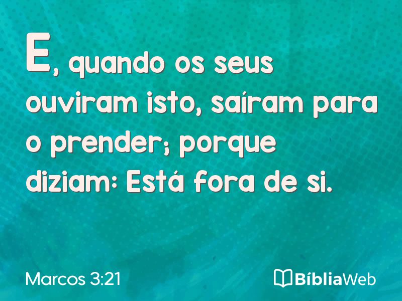 Marcos 3:21 em imagem para compartilhar