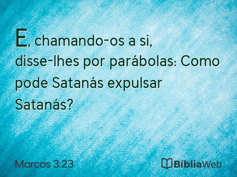 Marcos 3:23 em imagem para compartilhar