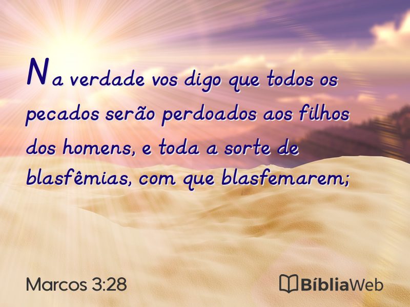 Marcos 3:28 em imagem para compartilhar