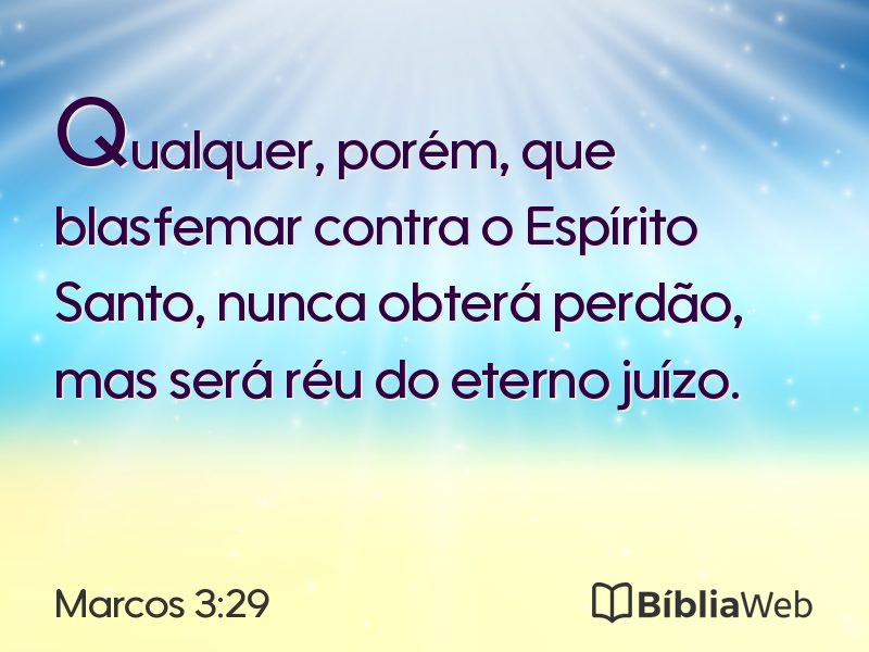 Marcos 3:29 em imagem para compartilhar