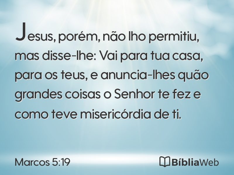 Marcos 5:19 em imagem para compartilhar