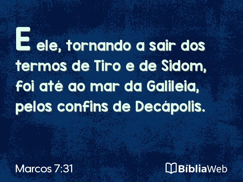 Marcos 7:31 em imagem para compartilhar