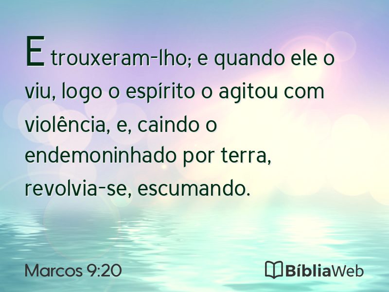 Marcos 9:20 em imagem para compartilhar