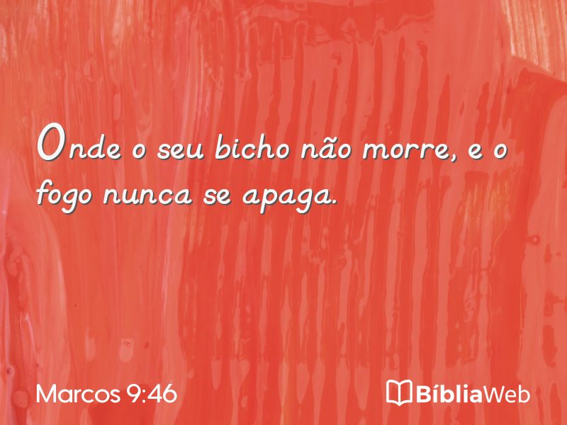 Marcos 9:46 em imagem para compartilhar
