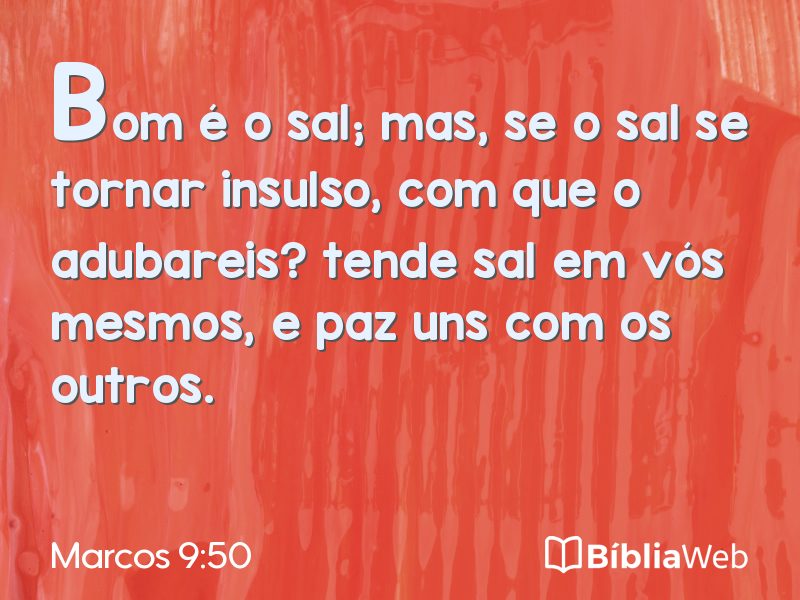 Marcos 9:50 em imagem para compartilhar
