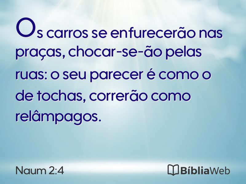 Naum 2:4 em imagem para compartilhar