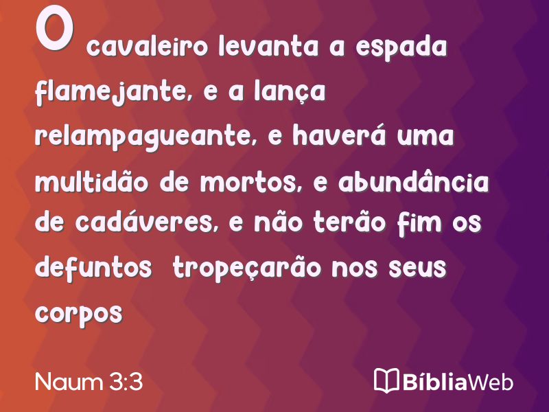Naum 3:3 em imagem para compartilhar