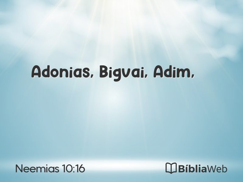 Neemias 10:16 em imagem para compartilhar