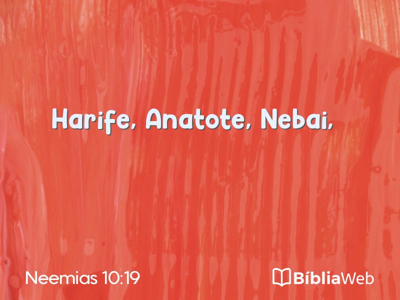 Neemias 10:19 em imagem para compartilhar