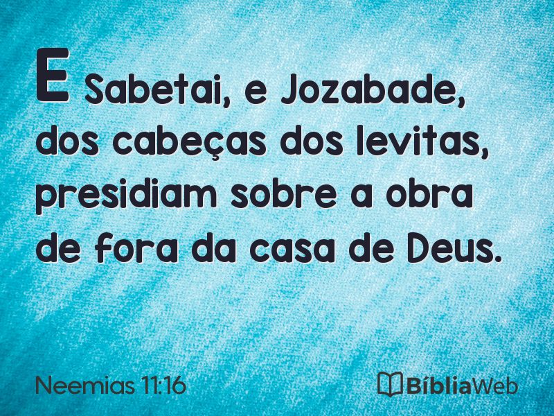 Neemias 11:16 em imagem para compartilhar