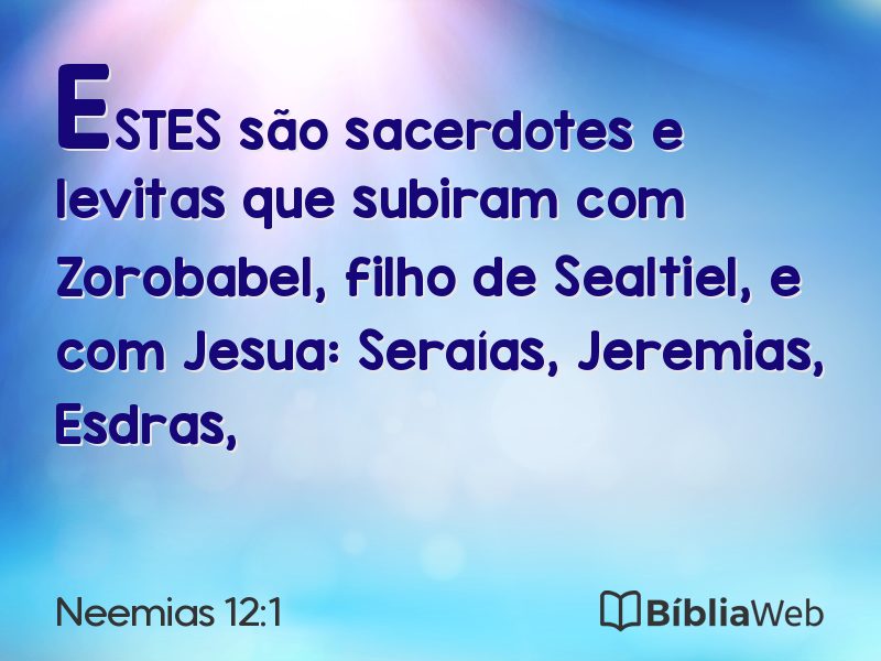 Neemias 12:1 em imagem para compartilhar