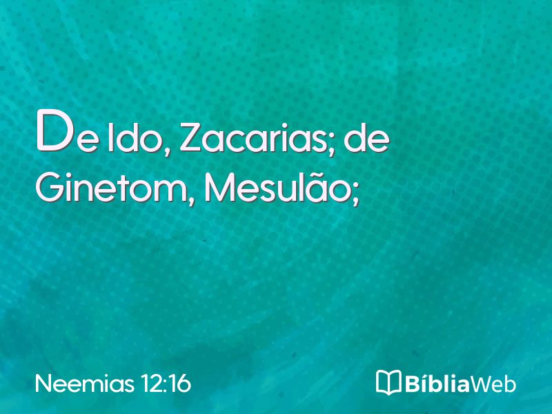 Neemias 12:16 em imagem para compartilhar