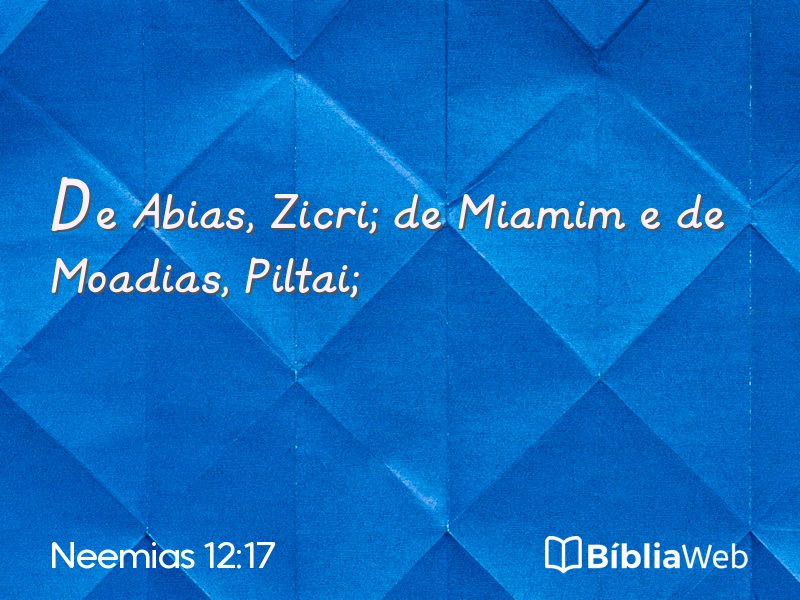 Neemias 12:17 em imagem para compartilhar
