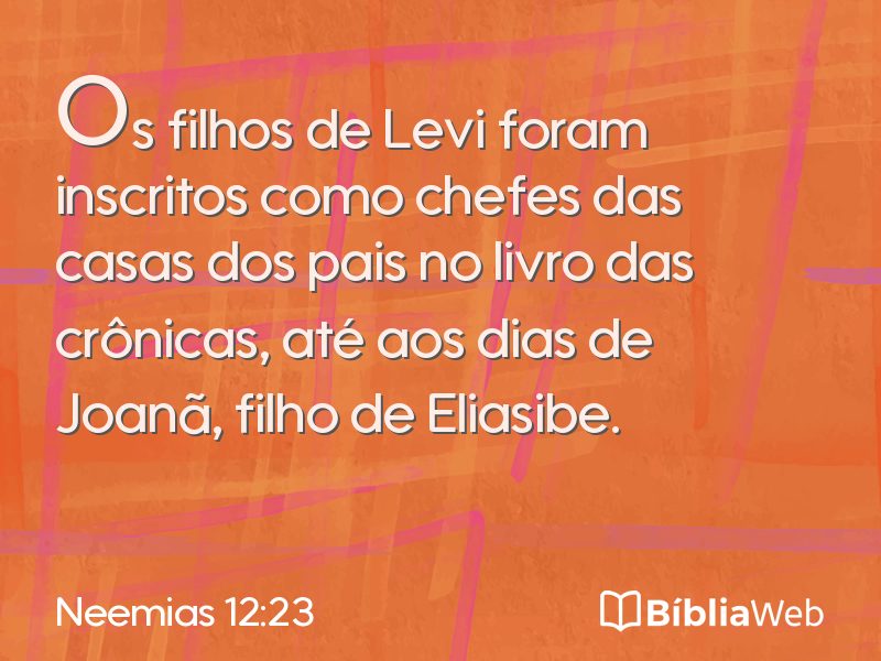 Neemias 12:23 em imagem para compartilhar