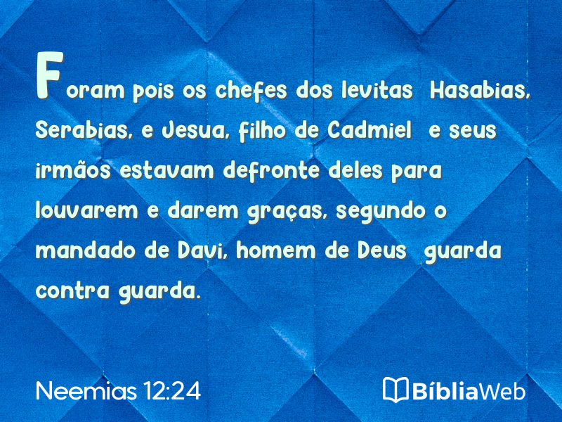 Neemias 12:24 em imagem para compartilhar