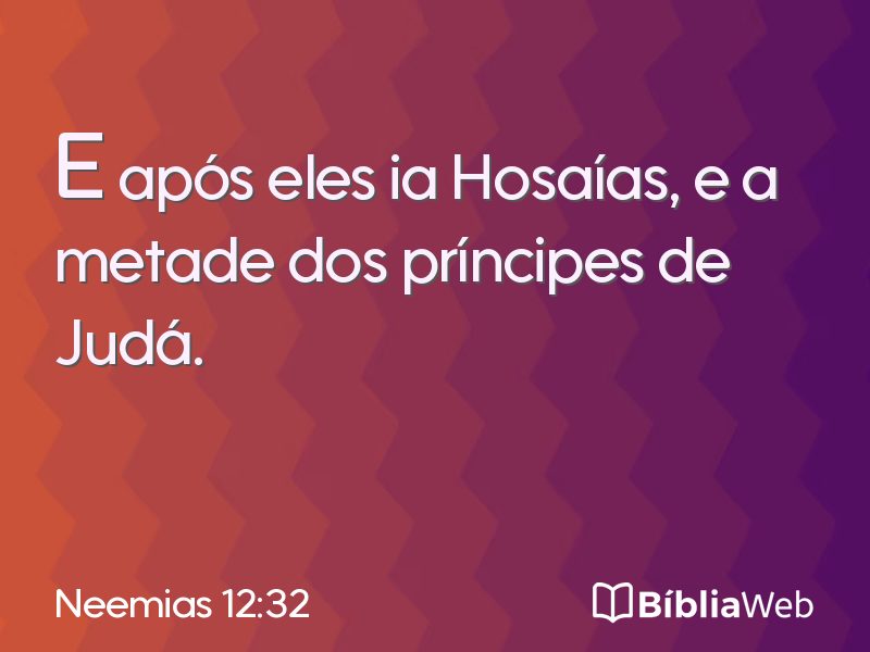 Neemias 12:32 em imagem para compartilhar