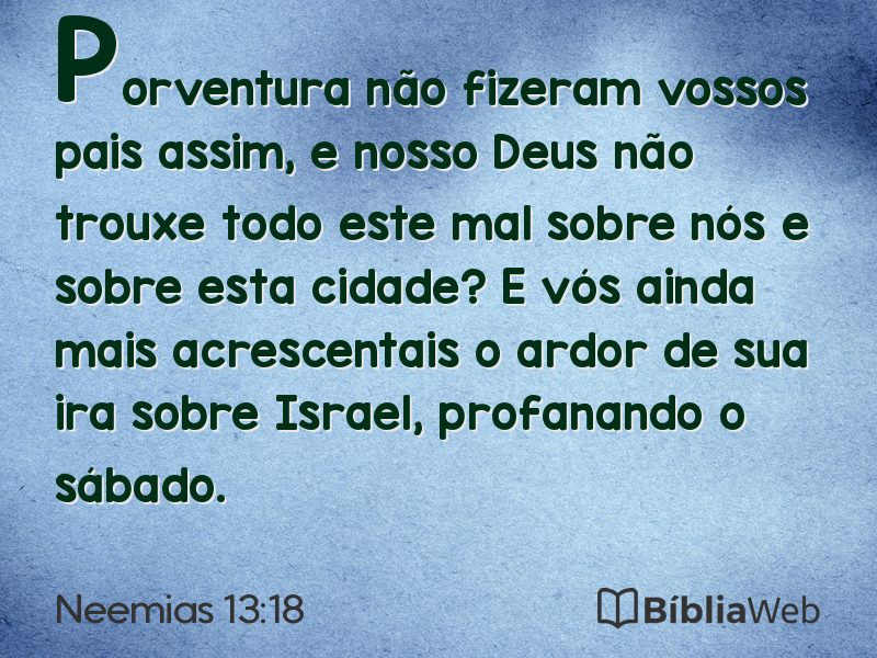 Neemias 13:18 em imagem para compartilhar