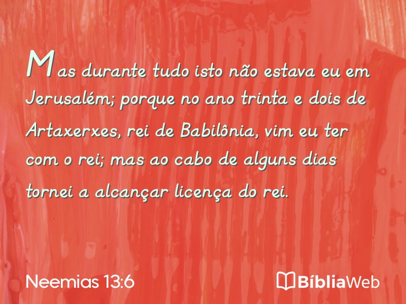 Neemias 13:6 em imagem para compartilhar
