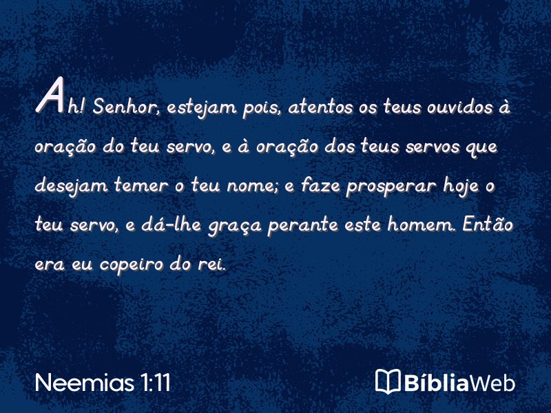 Neemias 1:11 em imagem para compartilhar