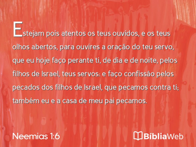 Neemias 1:6 em imagem para compartilhar